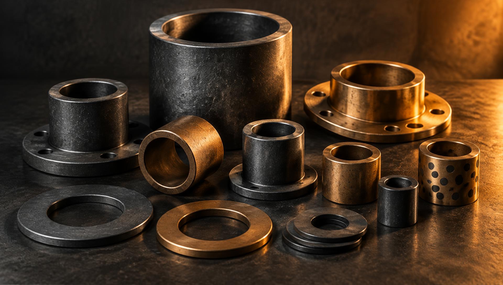 POLYGLIDE composite bearings, flange bearings and thrust washers